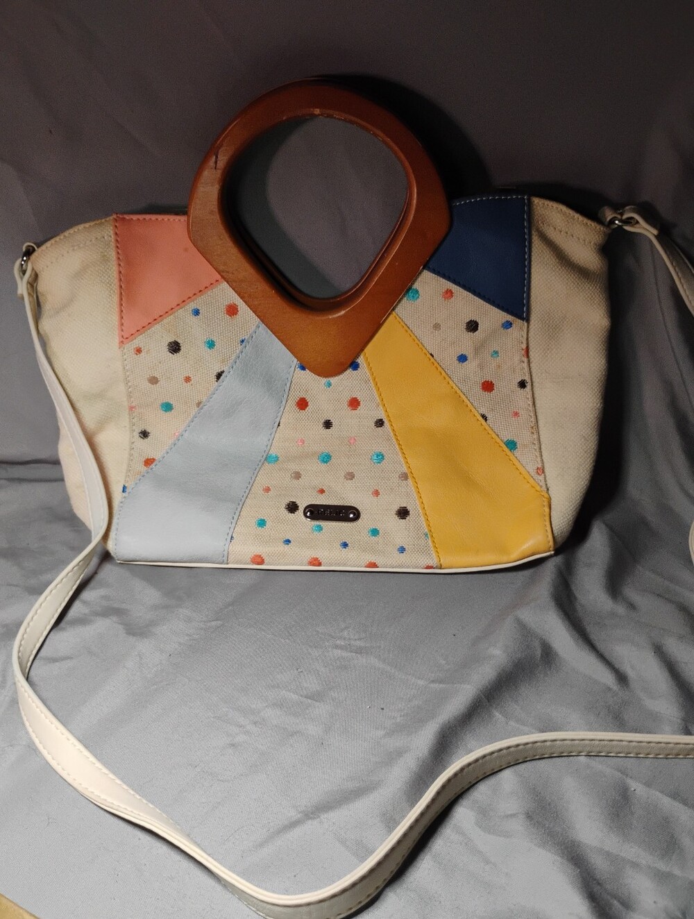 Vintage Y2K Relic Tote Shoulder Bag Faux Leather